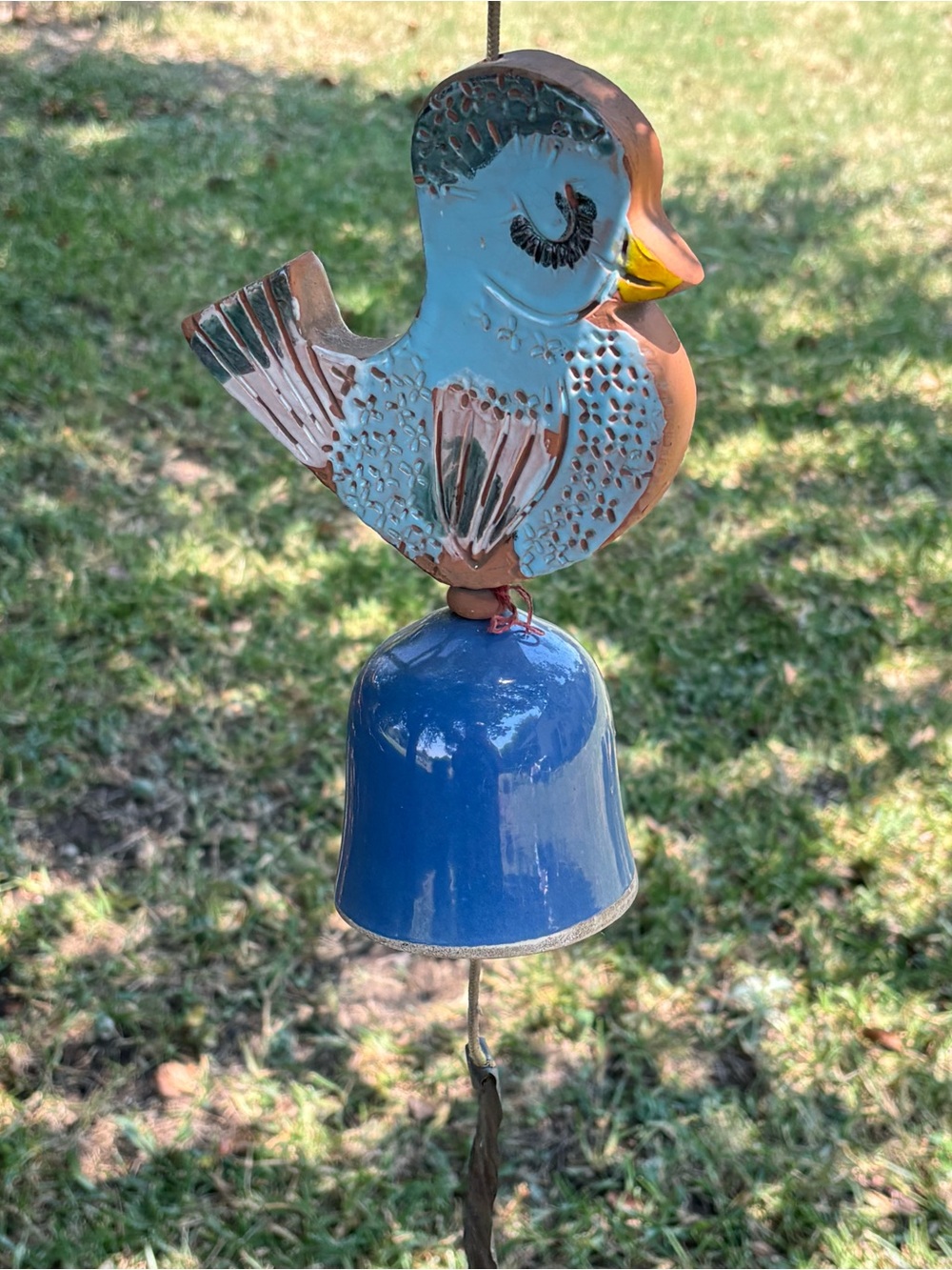 Pacific Stoneware Inc Blue Bird Wind Chime - Picture 2 of 5